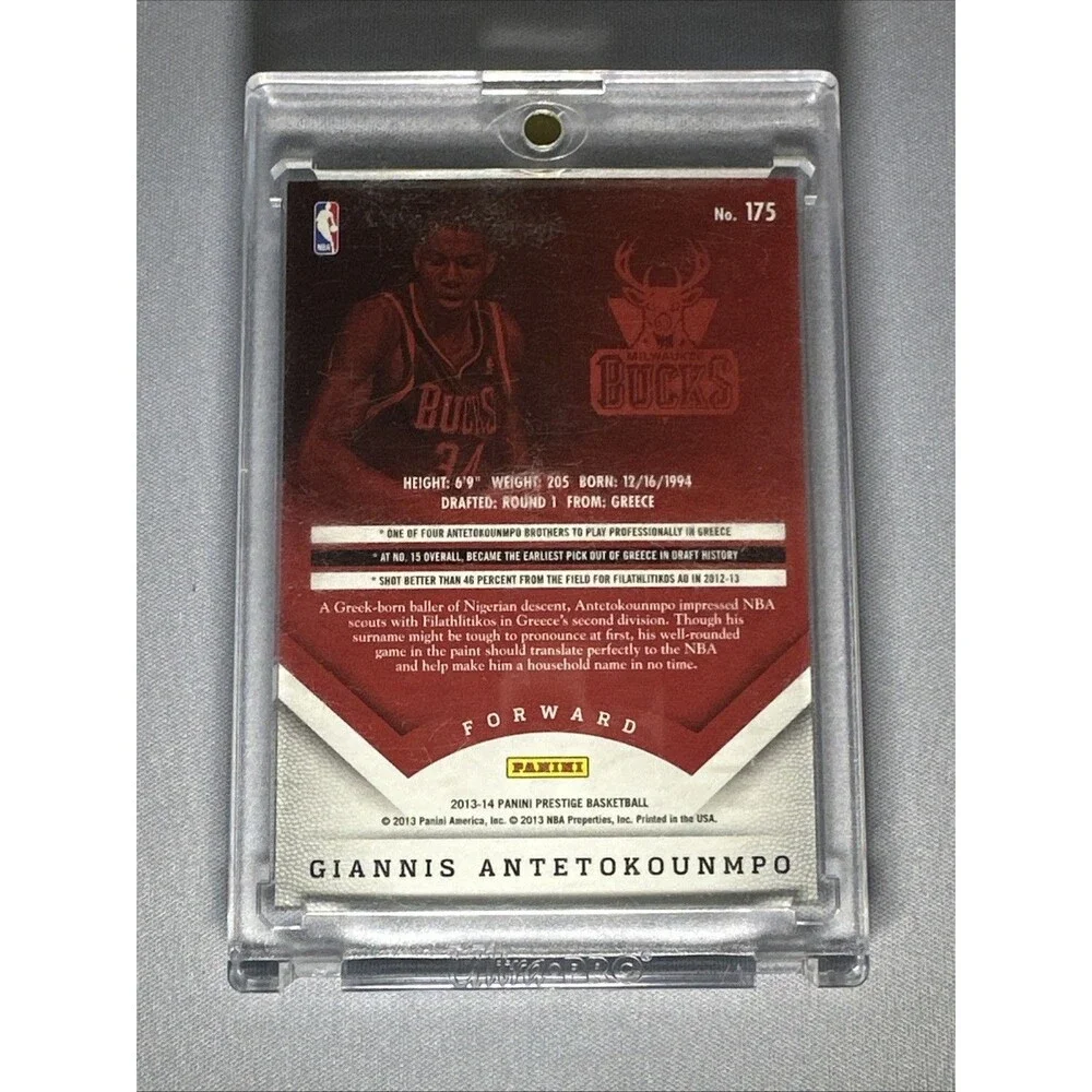2013-14 Panini Prestige - Giannis Antetokounmpo #175 (RC)